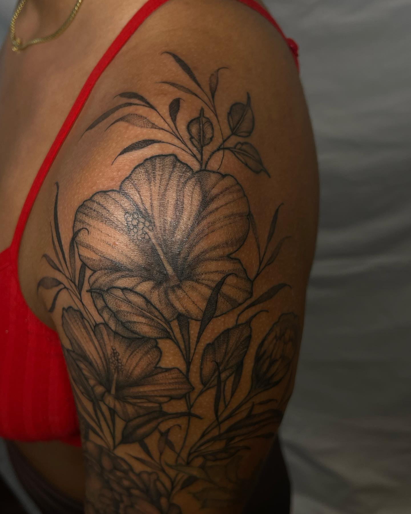 Tattoo by @softnddirty — black_and_grey