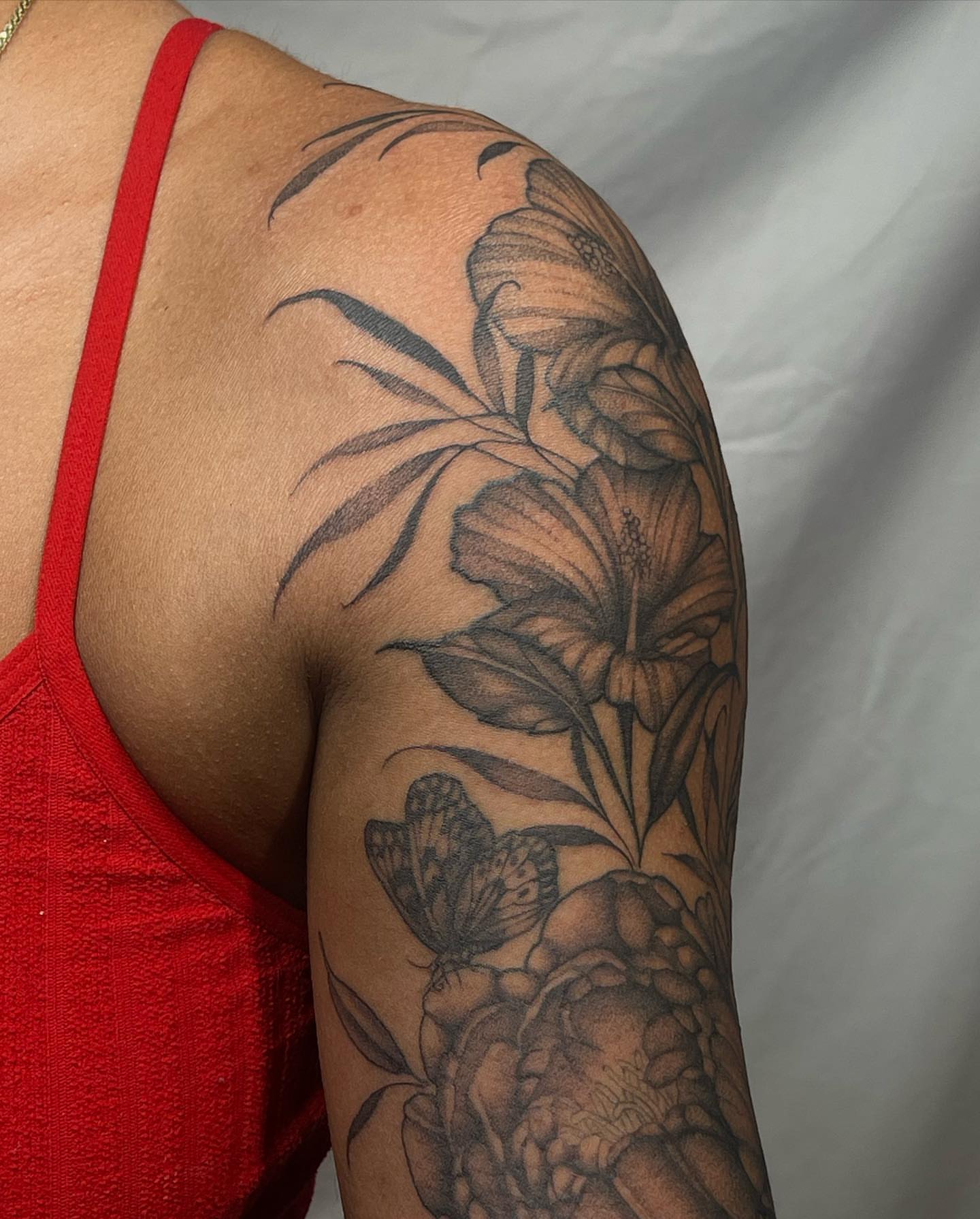 Tattoo by @softnddirty — black_and_grey