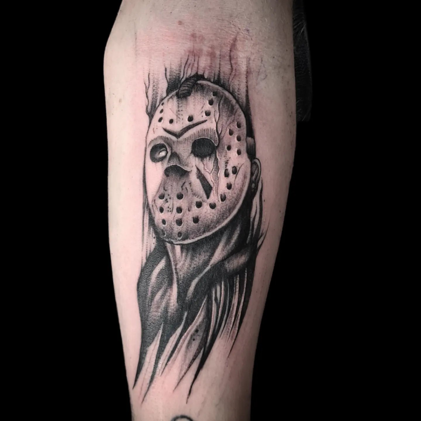 Tattoo by @powetattoos — black_and_grey