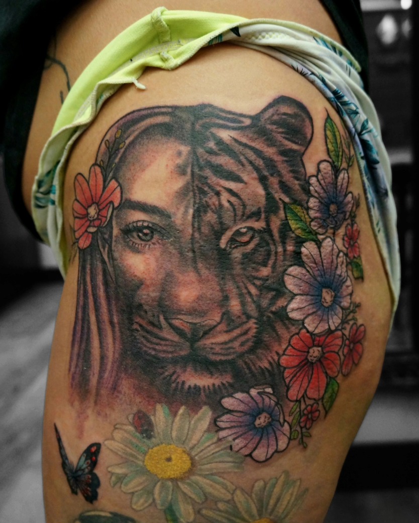 Tattoo by @saragtattoo_design β realism, dotwork