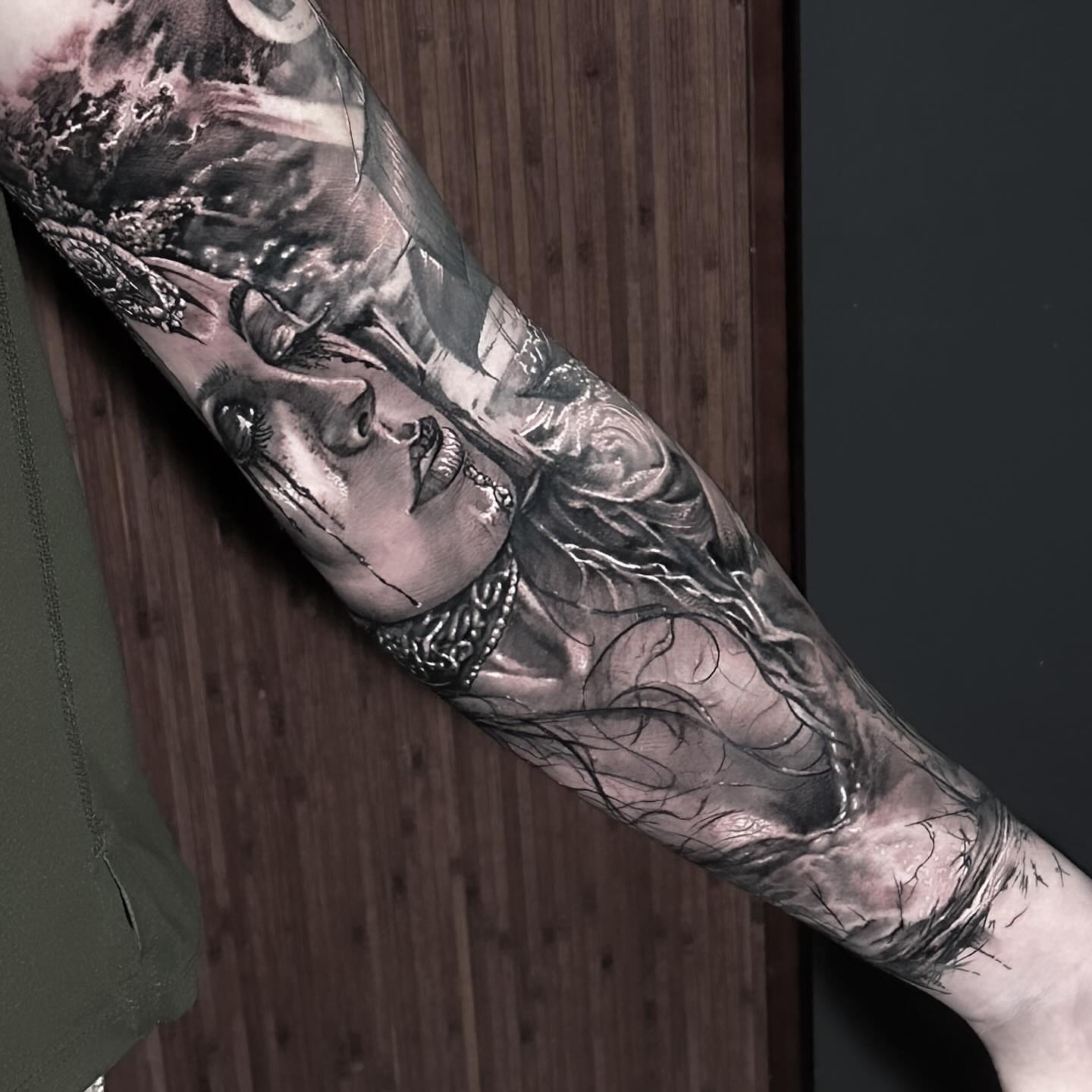 Tattoo by @mike.fd.tattoos — black_and_grey, realism