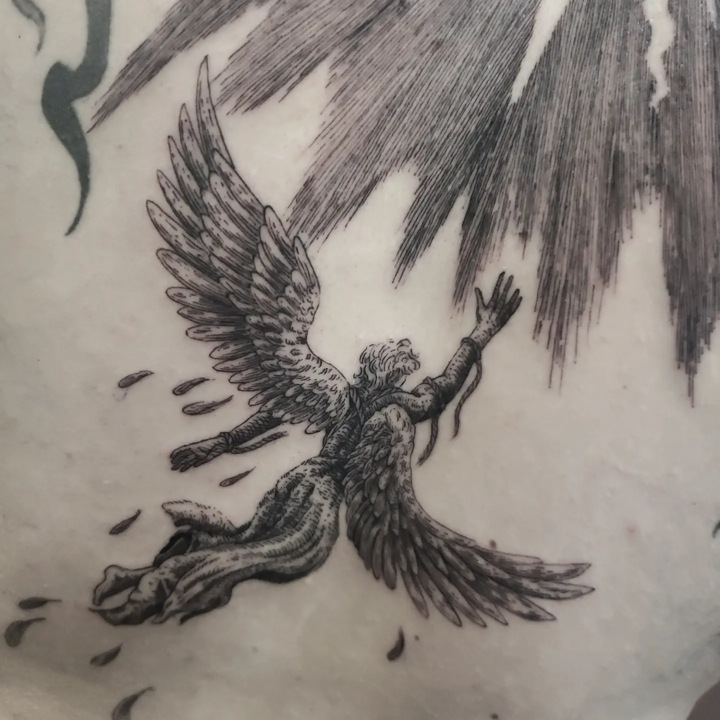 Tattoo by @kritrv — black_and_grey
