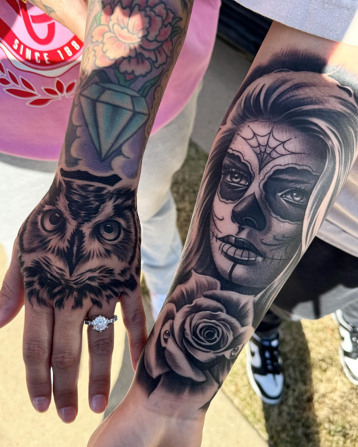 Tattoo by @eksoe_ — black_and_grey, realism
