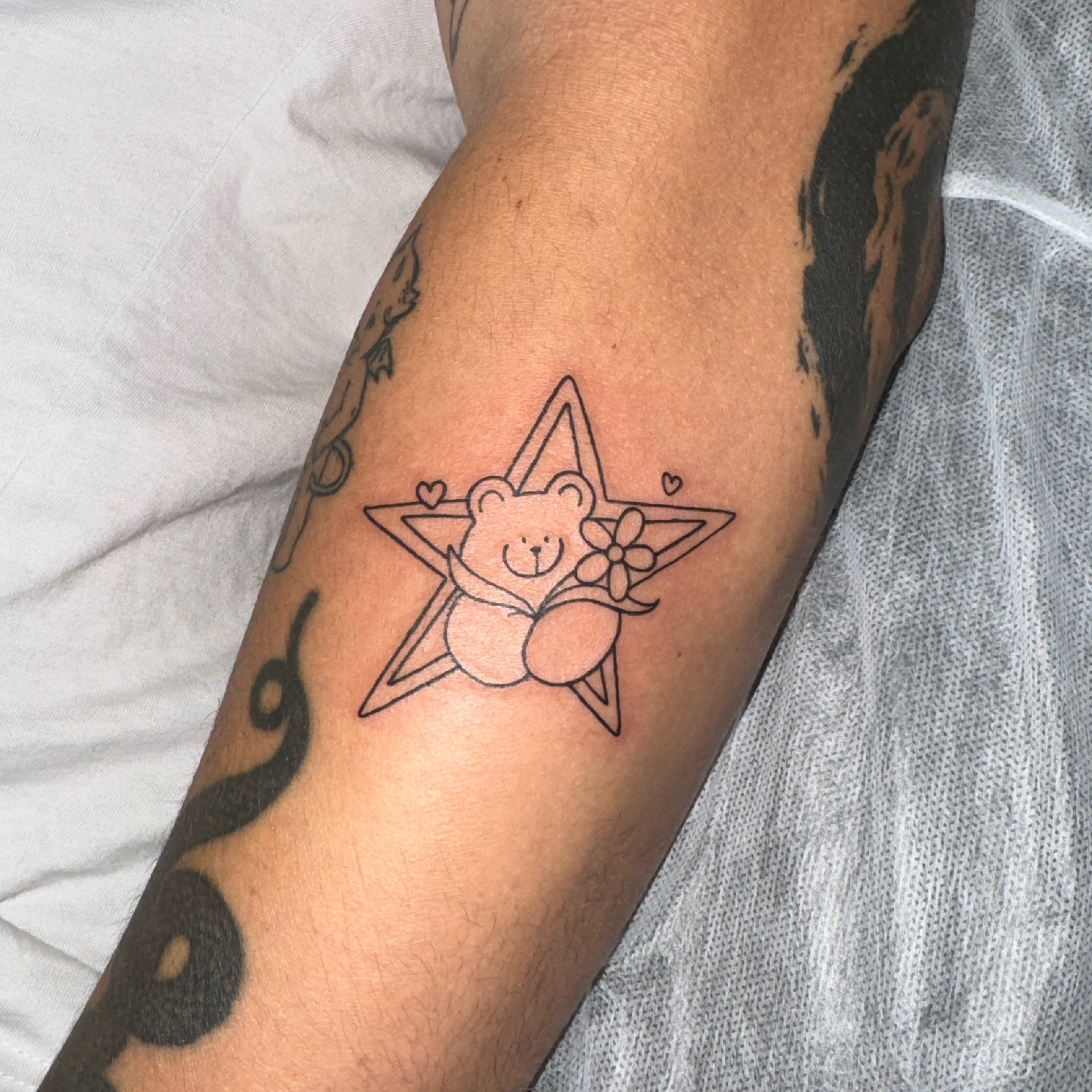 Tattoo by @jisutat — geometric