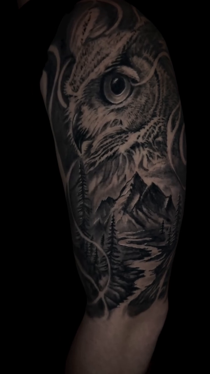 Tattoo by @coryjamestattoo — realism, black_and_grey