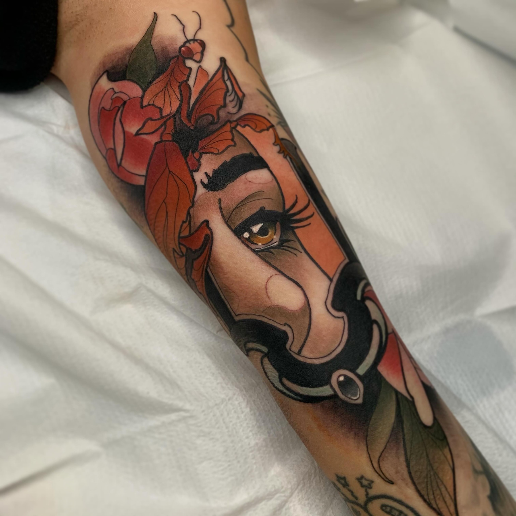 Tattoo by @brandonbadluck — american_traditional, realism