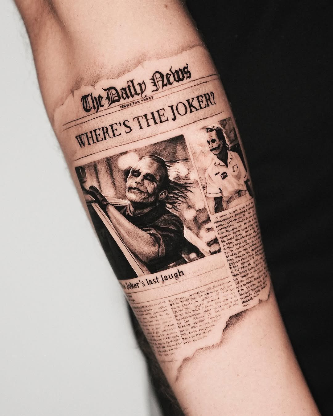 Tattoo by @kidneedle_tattoo — realism, black_and_grey