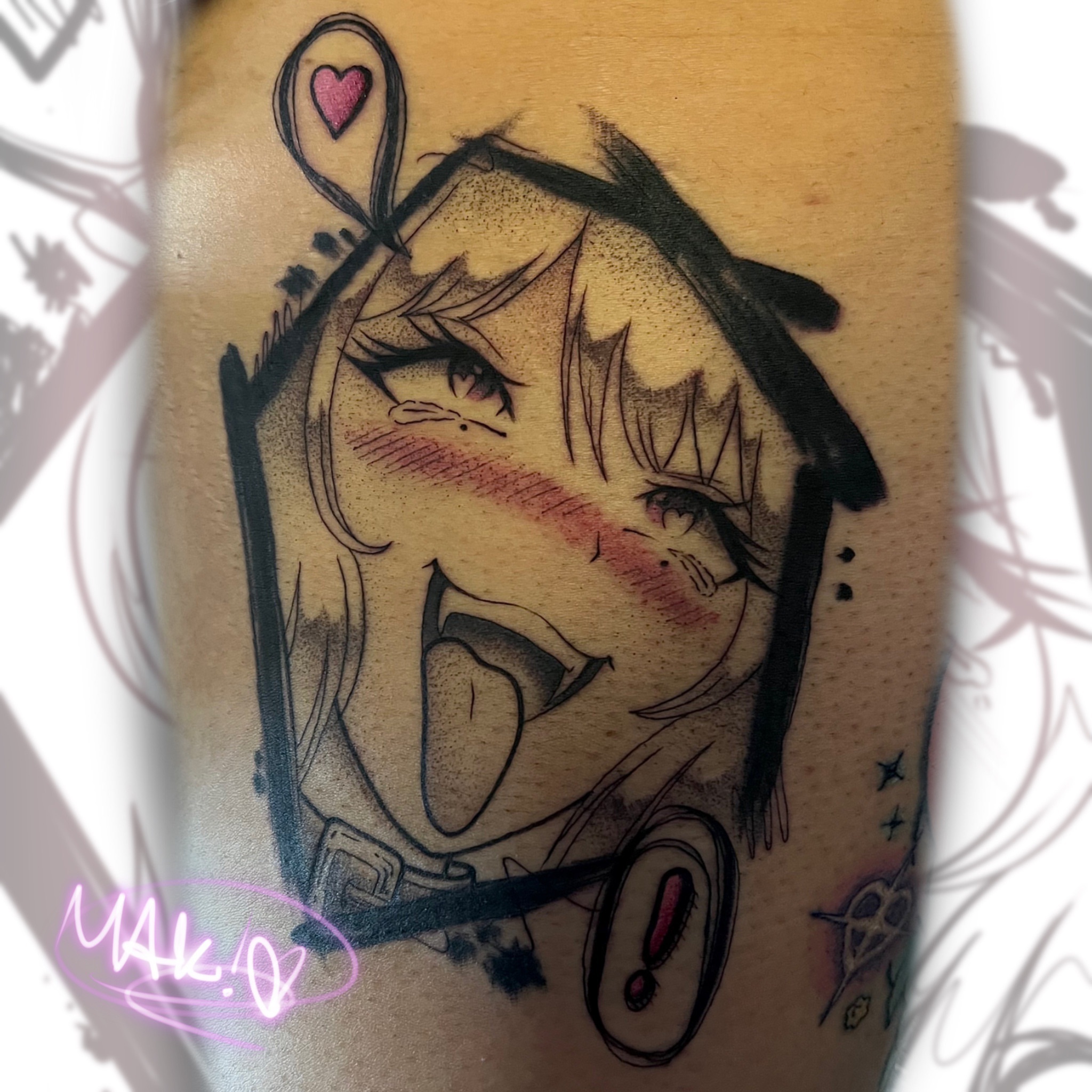 Tattoo by @probablymakayla — anime