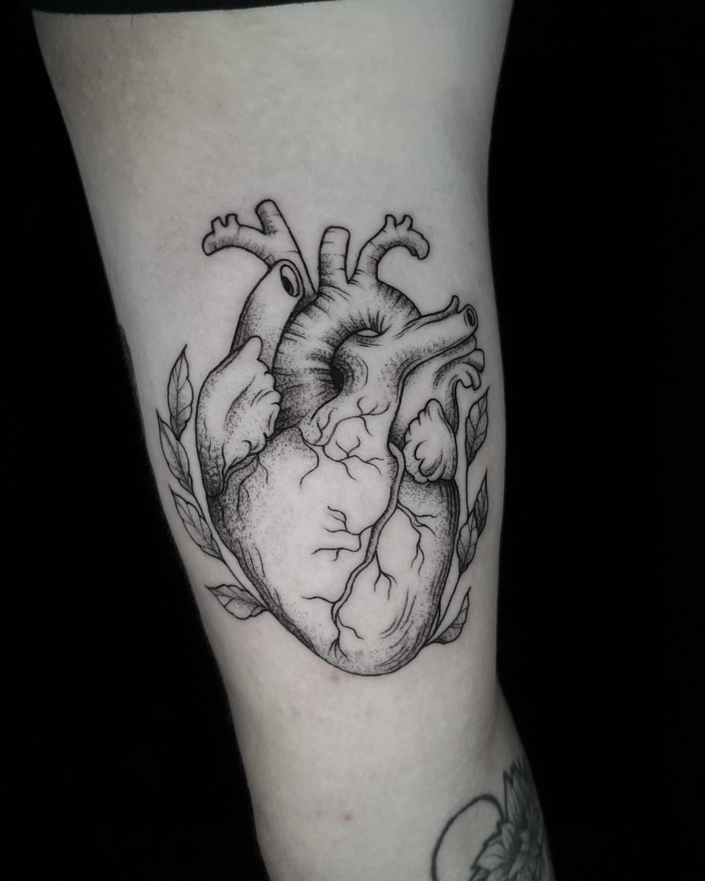 Tattoo by @tattoos_by_angiiee — dotwork, realism