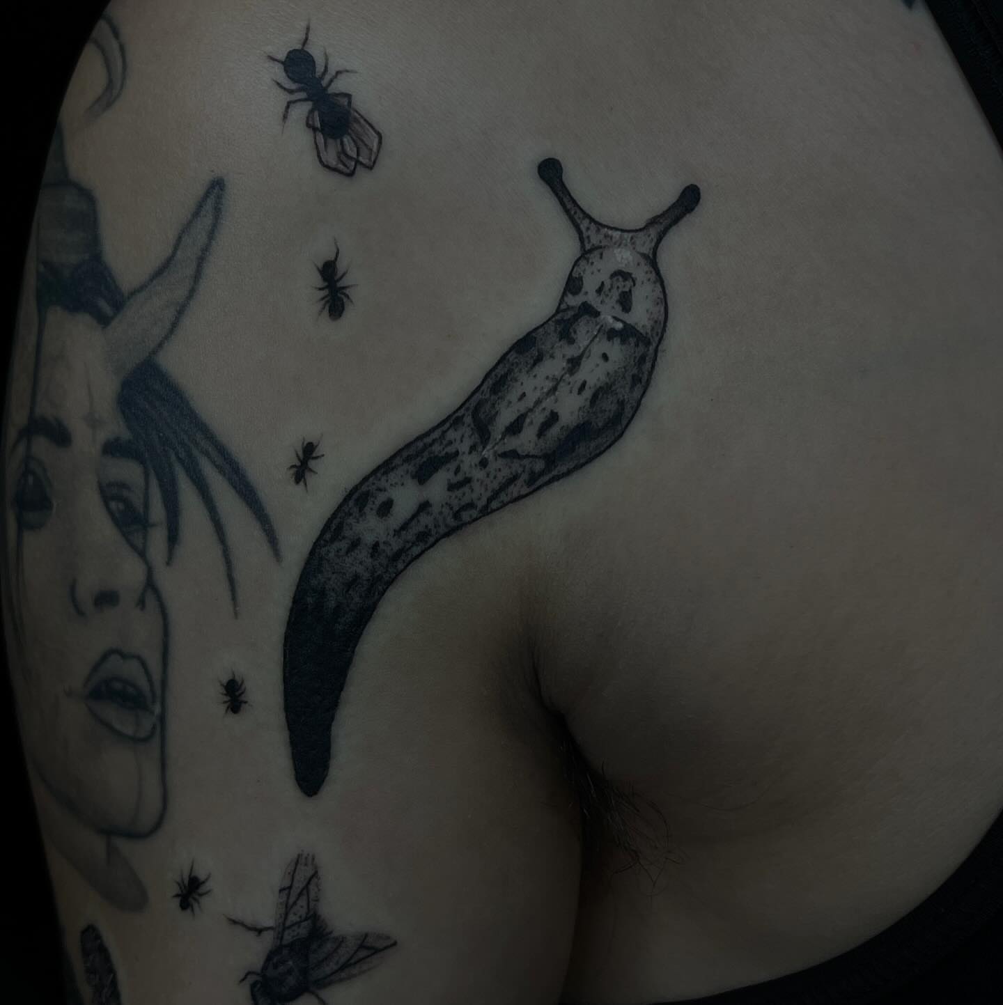 Tattoo by @inkedbycahela — black_and_grey, realism