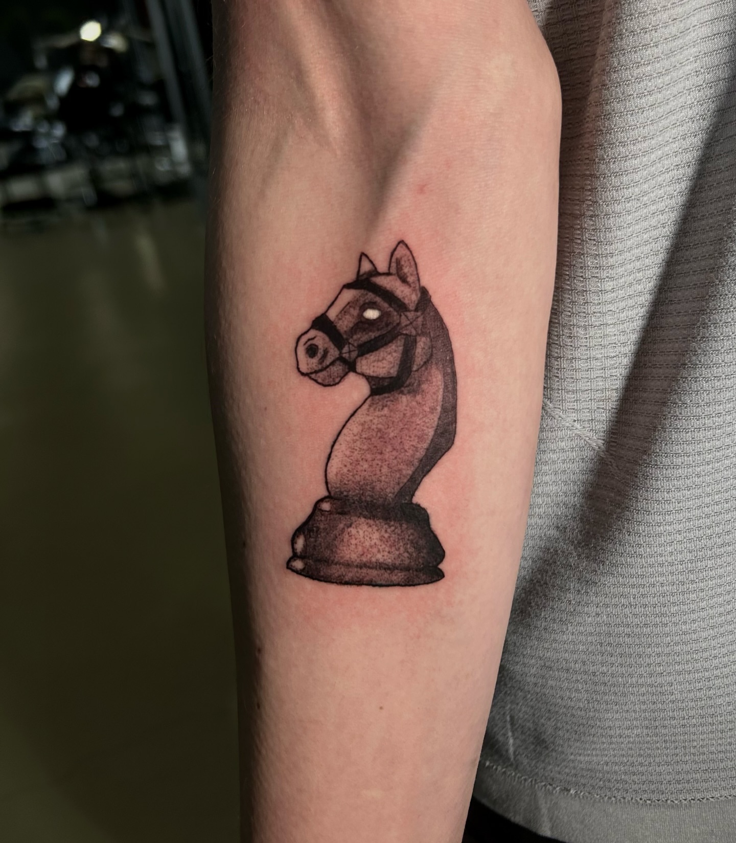 Tattoo by @chrislawtattoos — dotwork