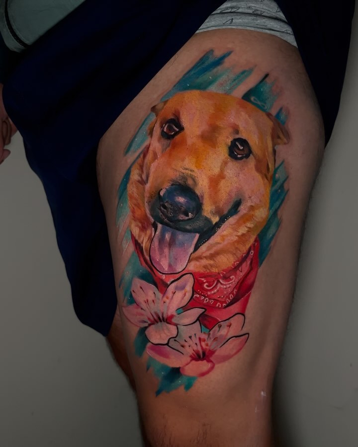 Tattoo by @changootattoo — realism, watercolor