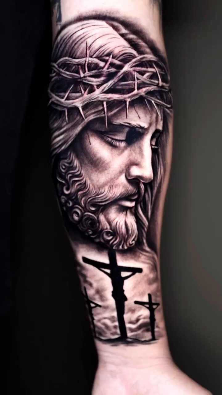 Tattoo by @steven1nk — realism, black_and_grey