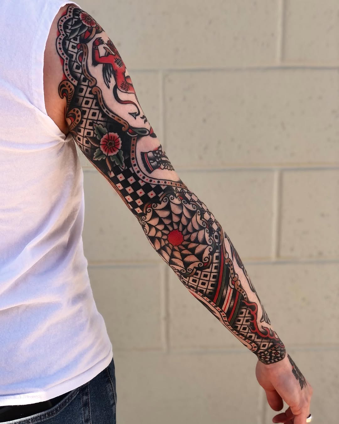 Tattoo by @badlittleyou โ american_traditional, neo_traditional