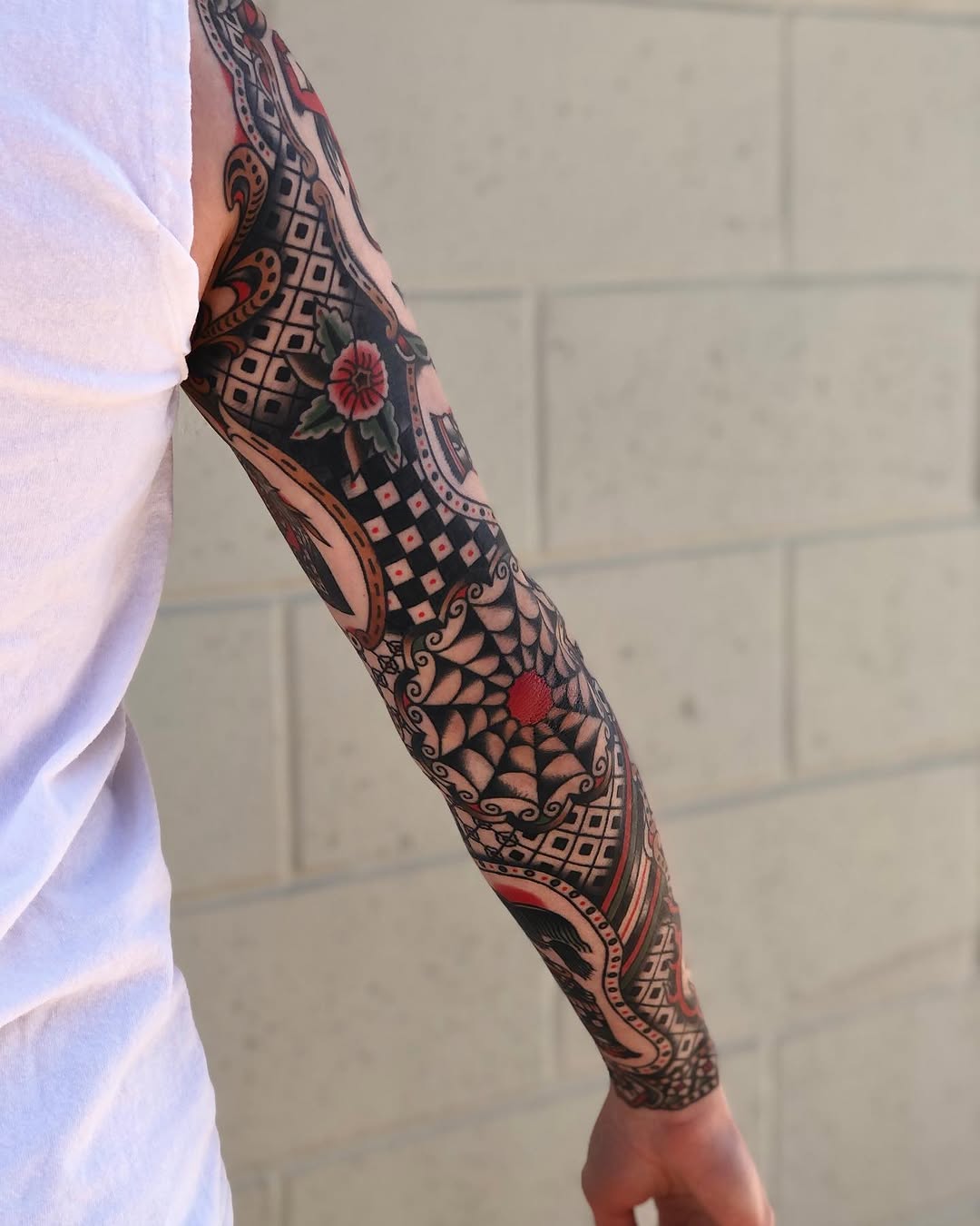 Tattoo by @badlittleyou โ neo_traditional, blackwork