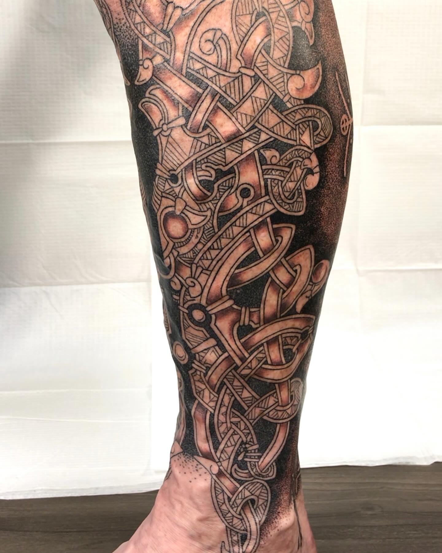 Tattoo by @lucidinceptions — black_and_grey, dotwork