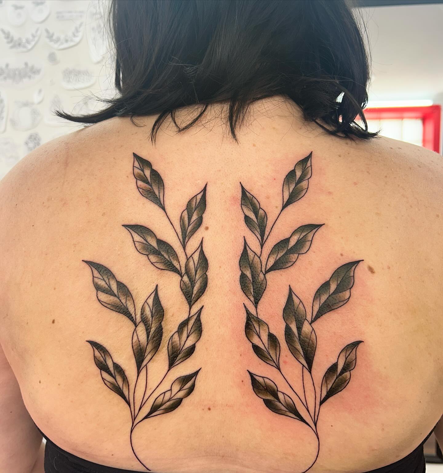 Tattoo by @peytonhaastattoo — black_and_grey