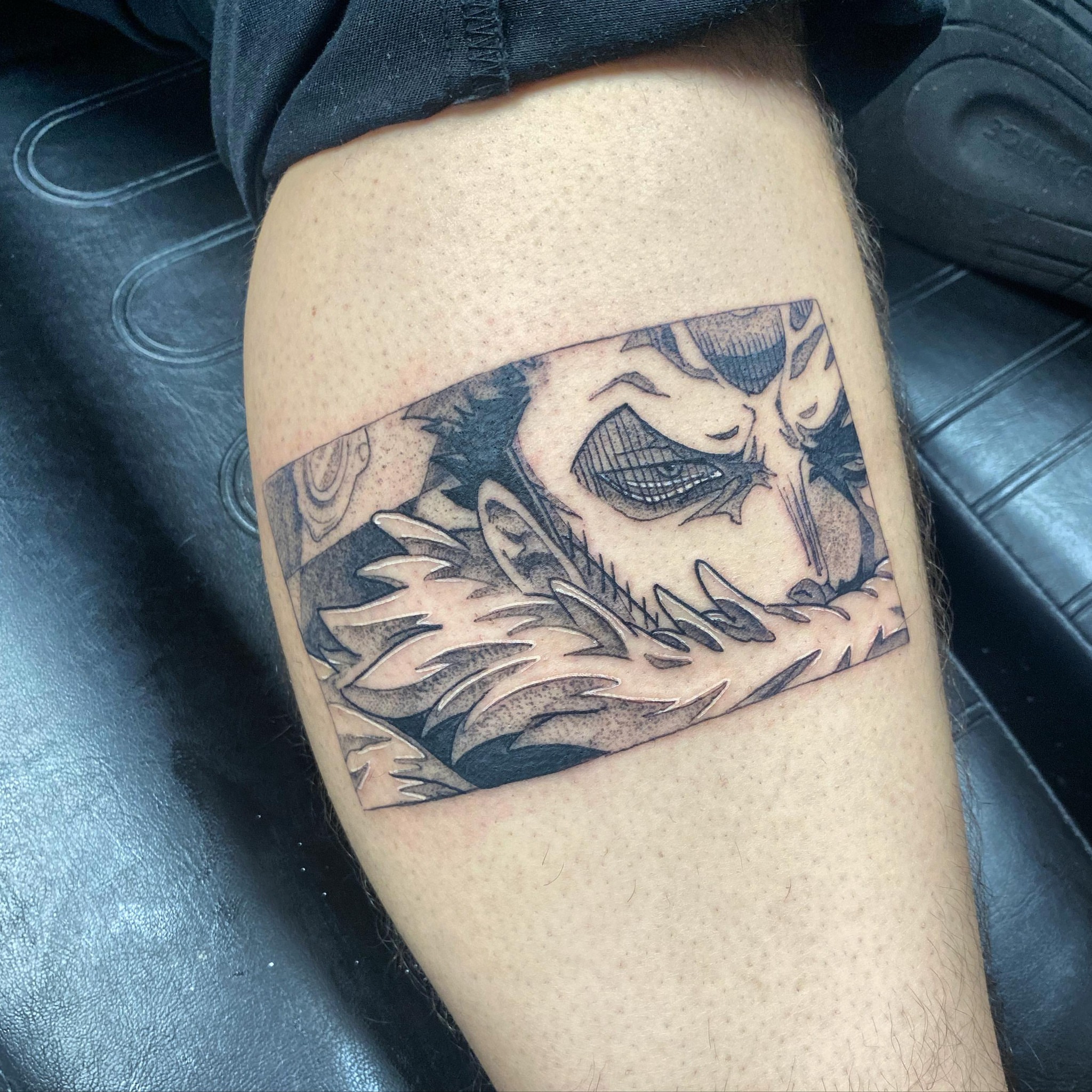 Tattoo by @kylehtattoo — black_and_grey