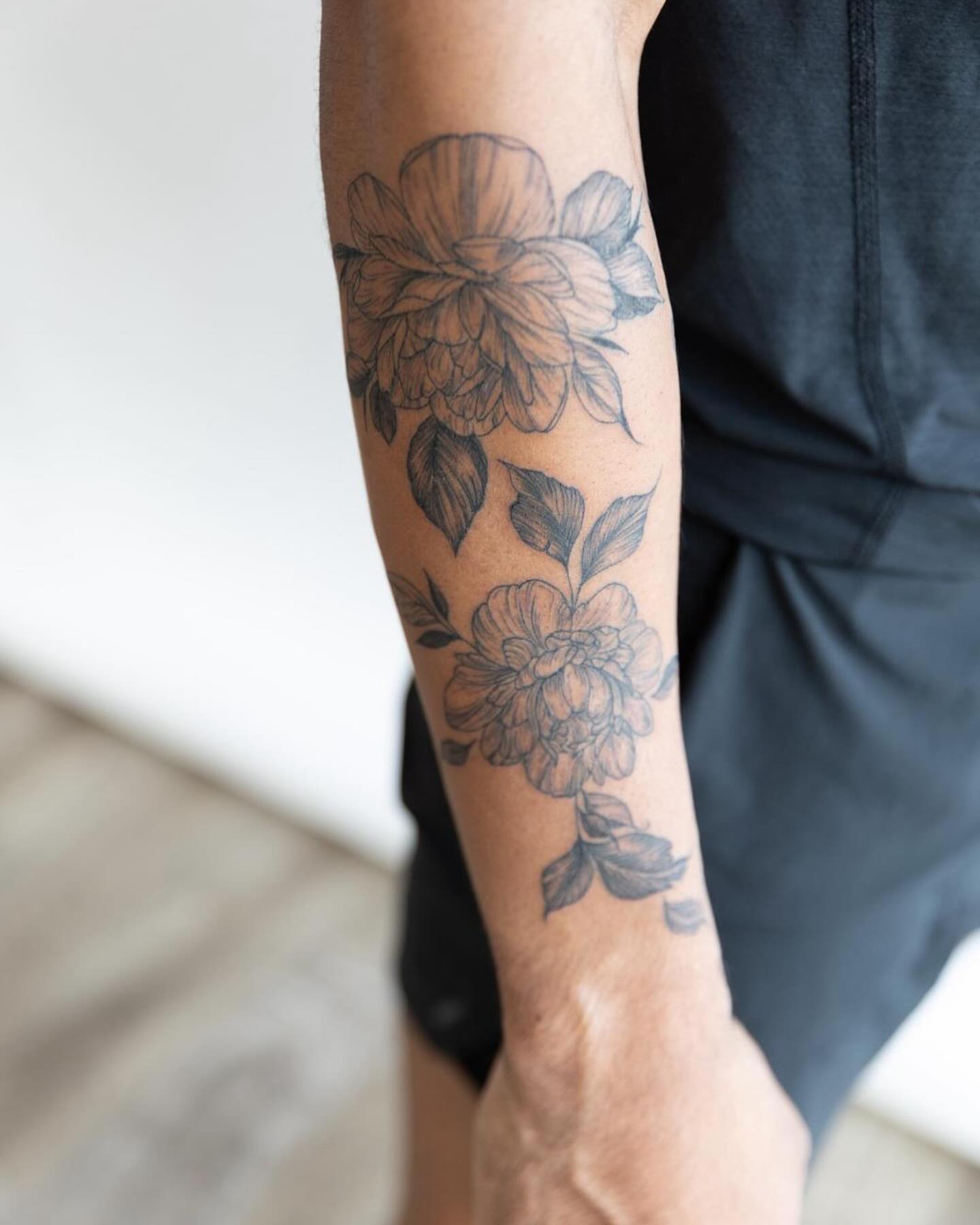 Tattoo by @seraphim.fineline — black_and_grey