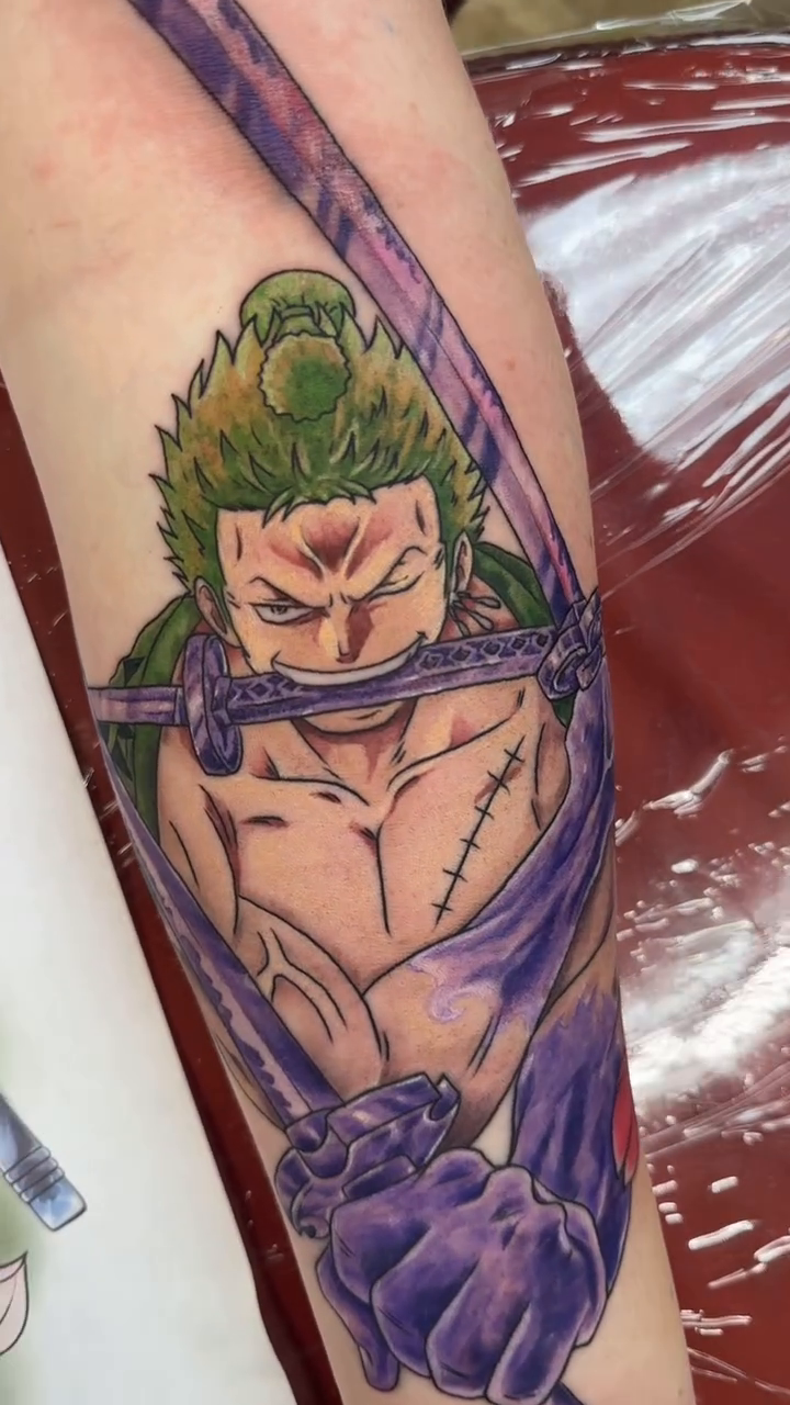 Tattoo by @ziptattoo — anime