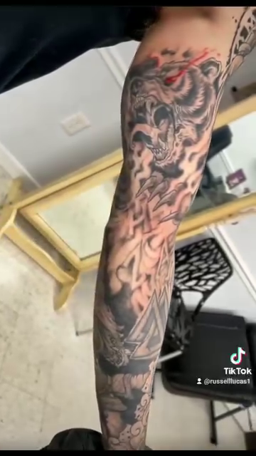 Tattoo by @lucast48 — dark_realism, black_and_grey