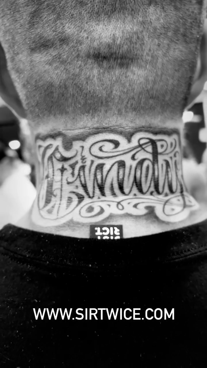 The word "Freedom" lettering script tattoo by π π π β π π π π