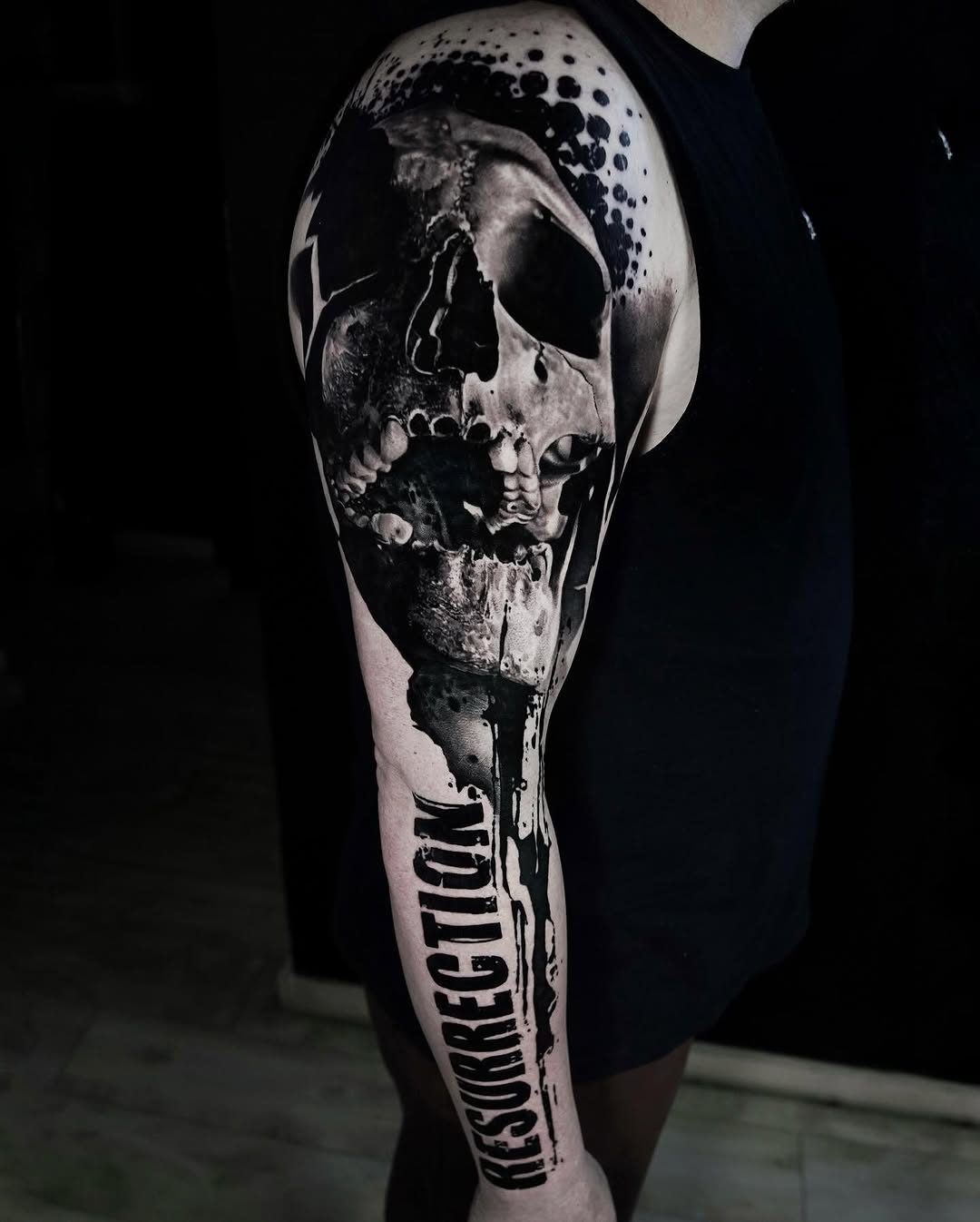 Tattoo by @facundogiltattoo — black_and_grey, realism