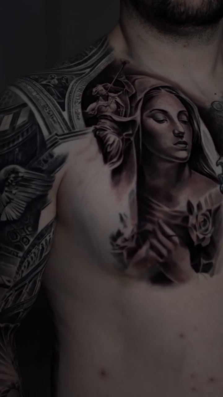 Tattoo by @murdock_manuel — realism, black_and_grey