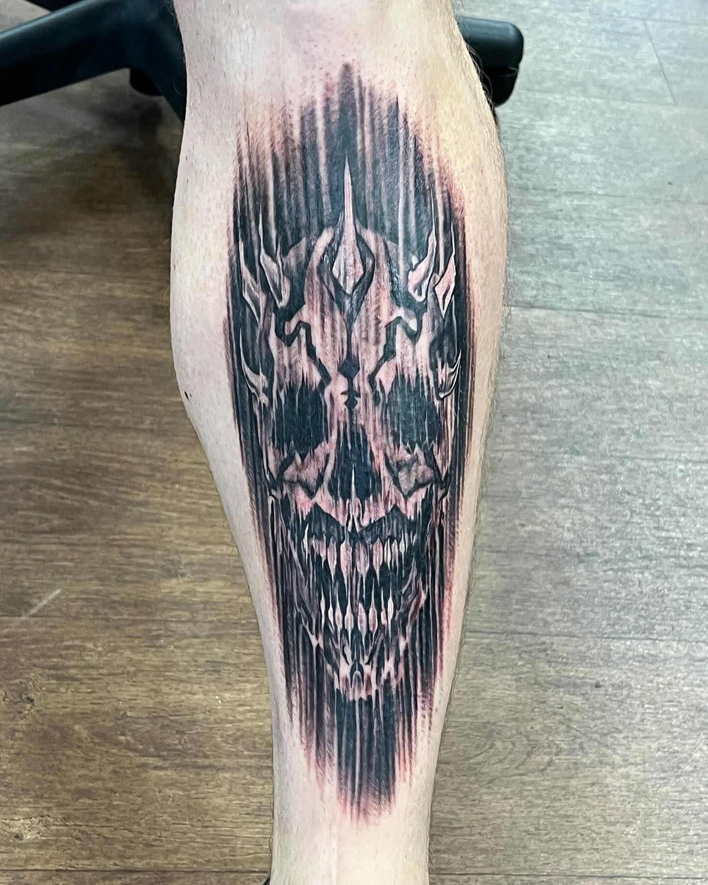 Tattoo by @lydiabruno13 — black_and_grey, dark_realism