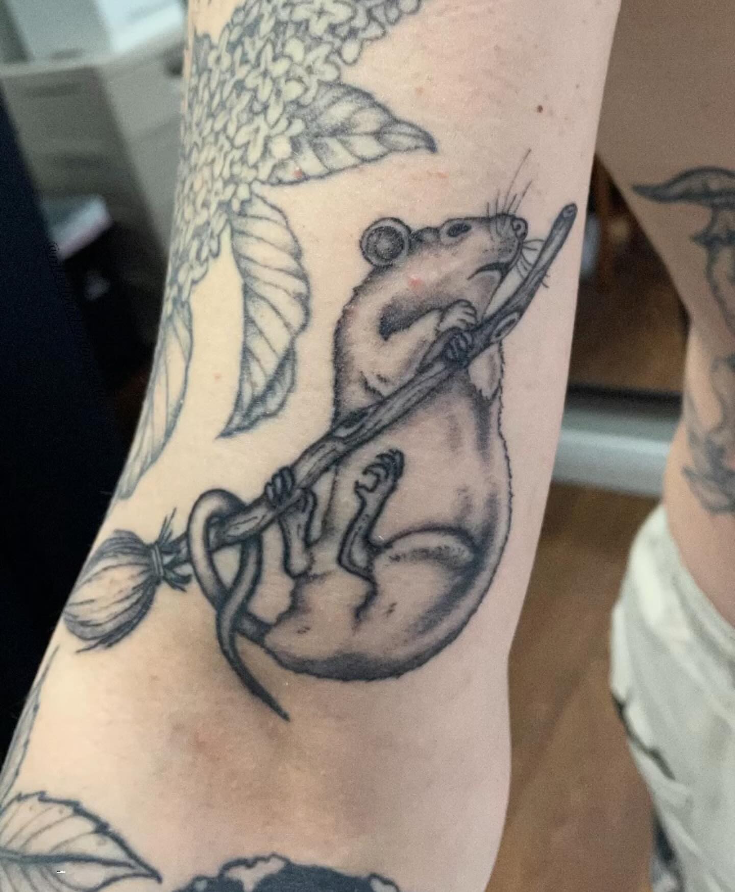 Tattoo by @hildurblom — black_and_grey