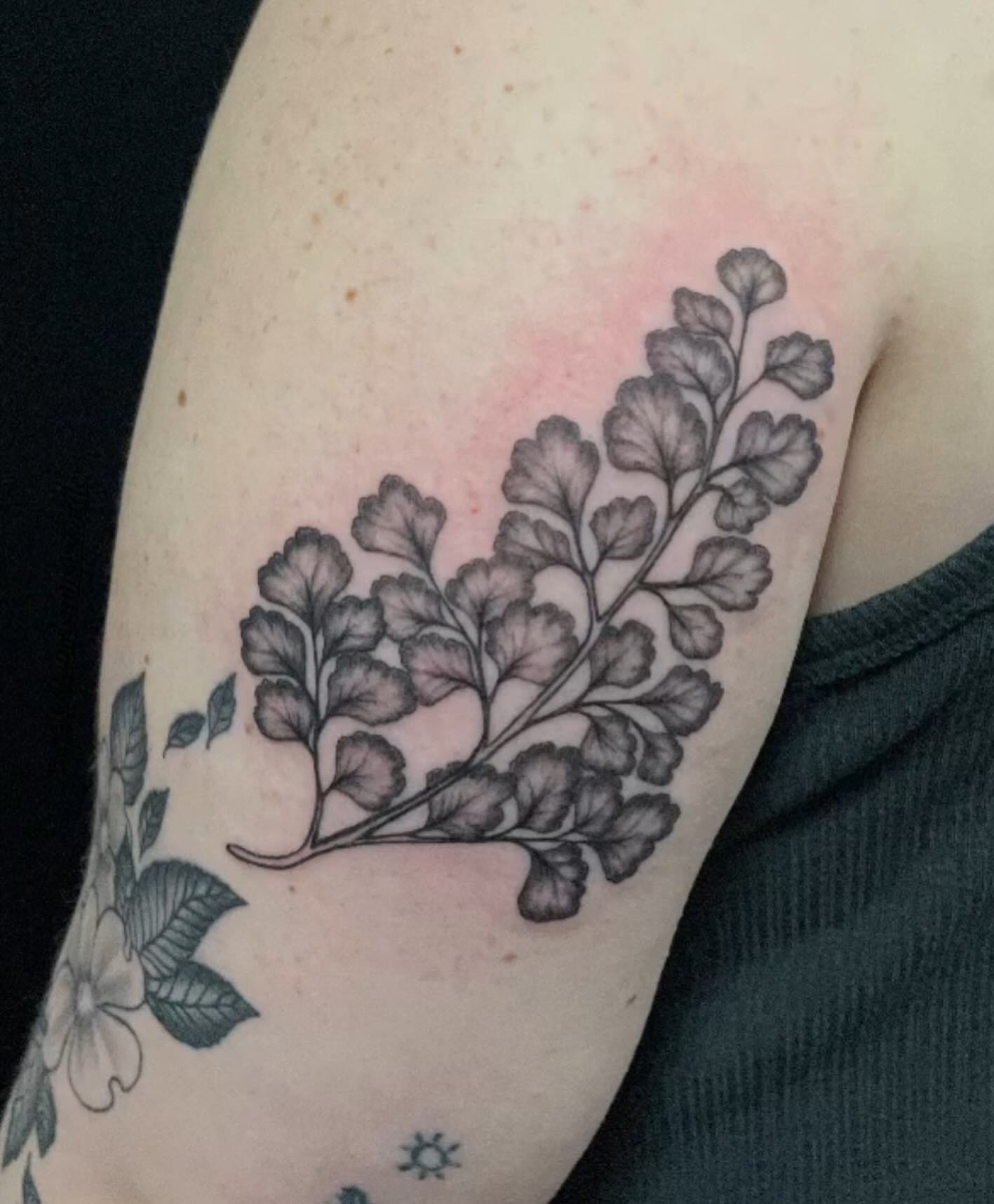 Tattoo by @hildurblom — black_and_grey