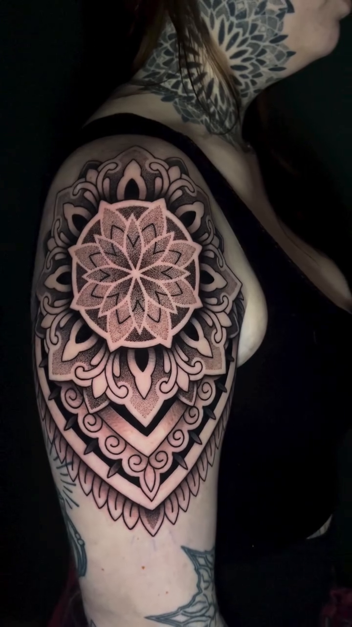 Tattoo by @jasoncalltattooer — geometric, ornamental