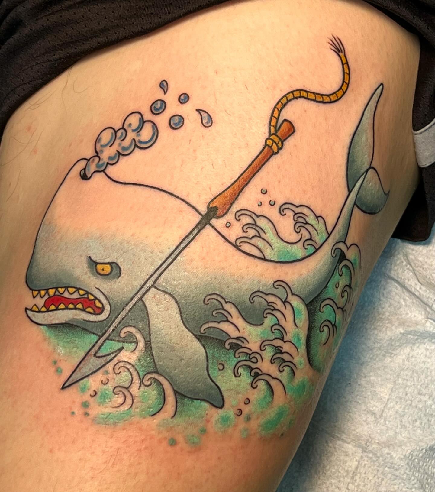 Tattoo by @mikeatidwell — american_traditional