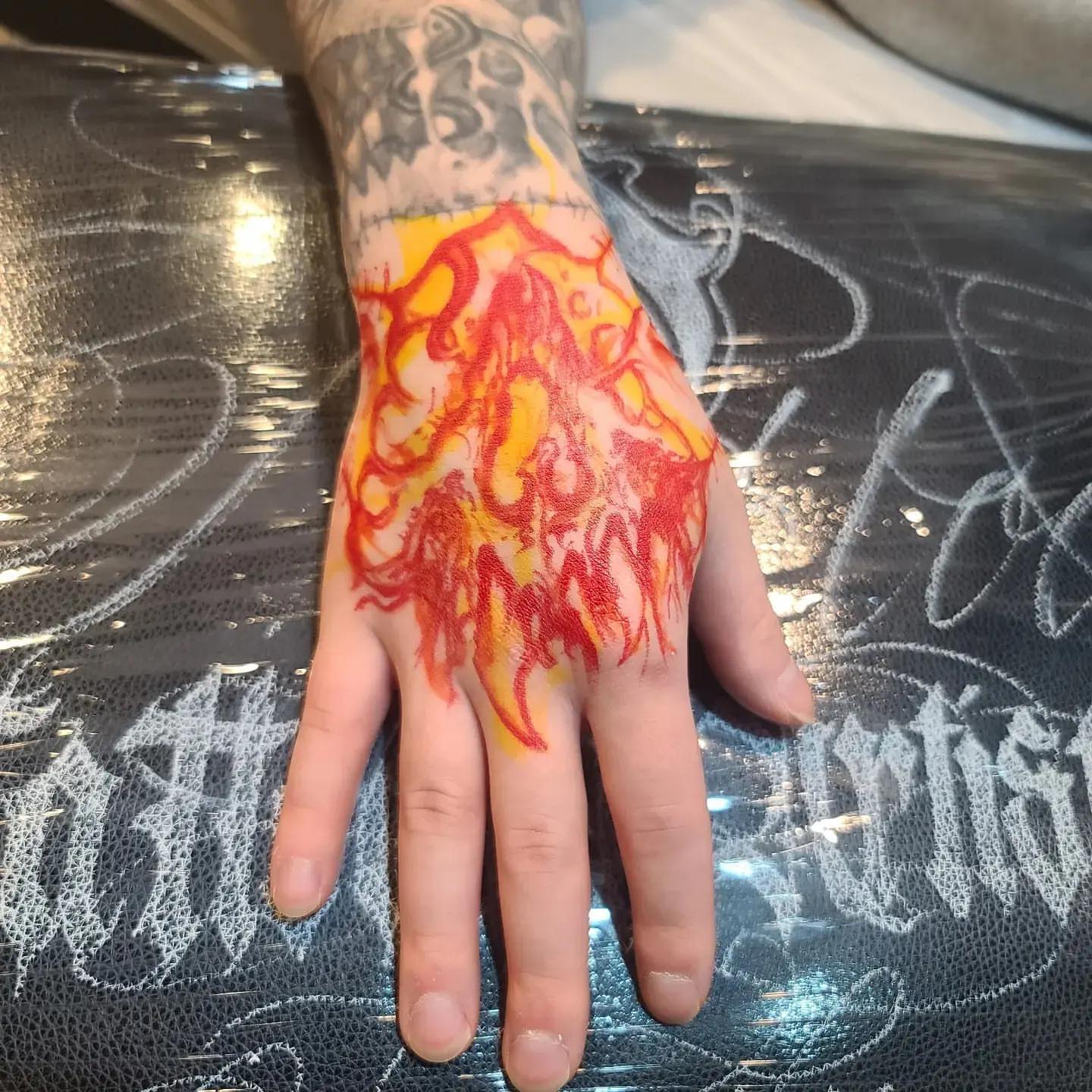 Tattoo by @99_blk — dotwork