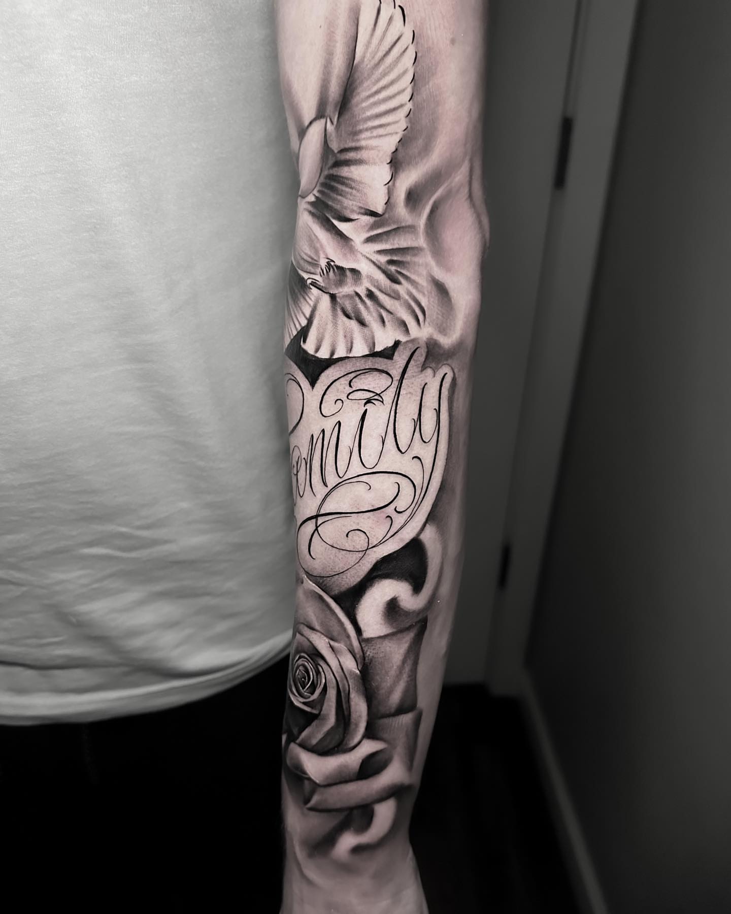 Tattoo by @rawb_tattoos — black_and_grey, realism