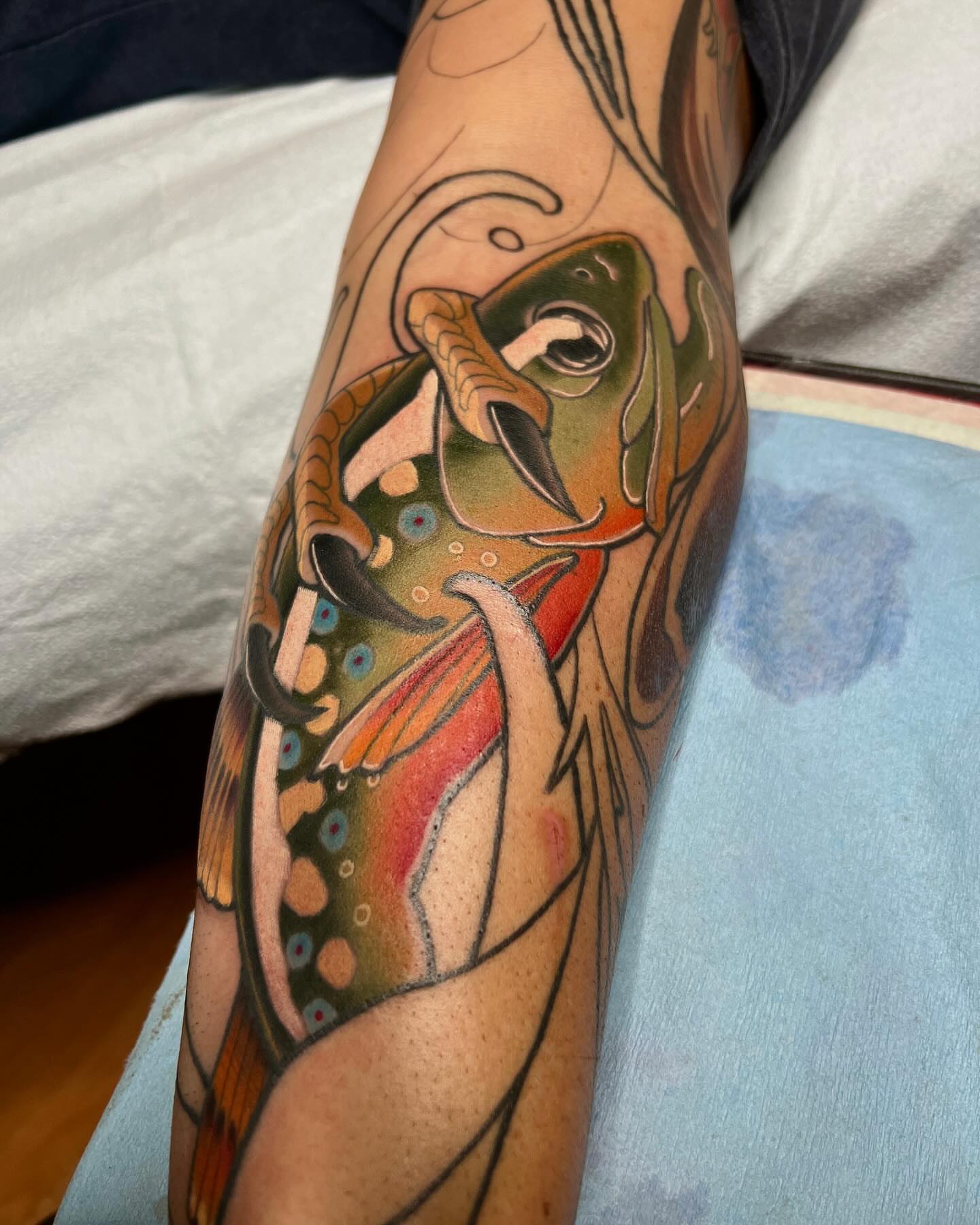 Tattoo by @brandonbadluck — dotwork, realism