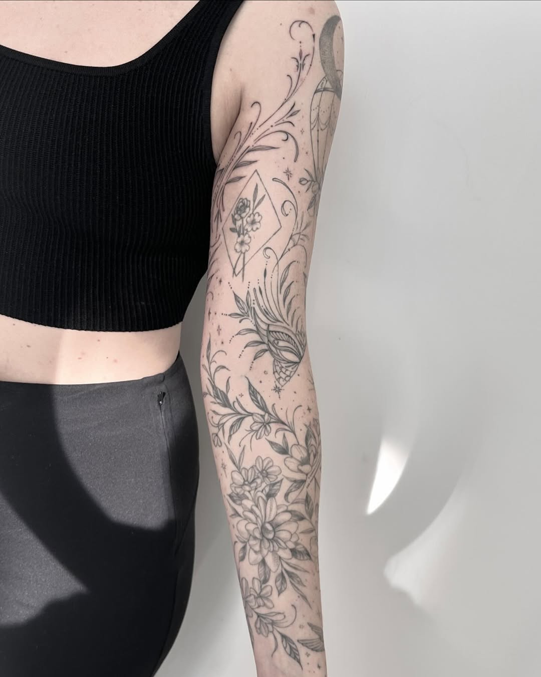 Tattoo by @yink_tattoos — fine_line, black_and_grey