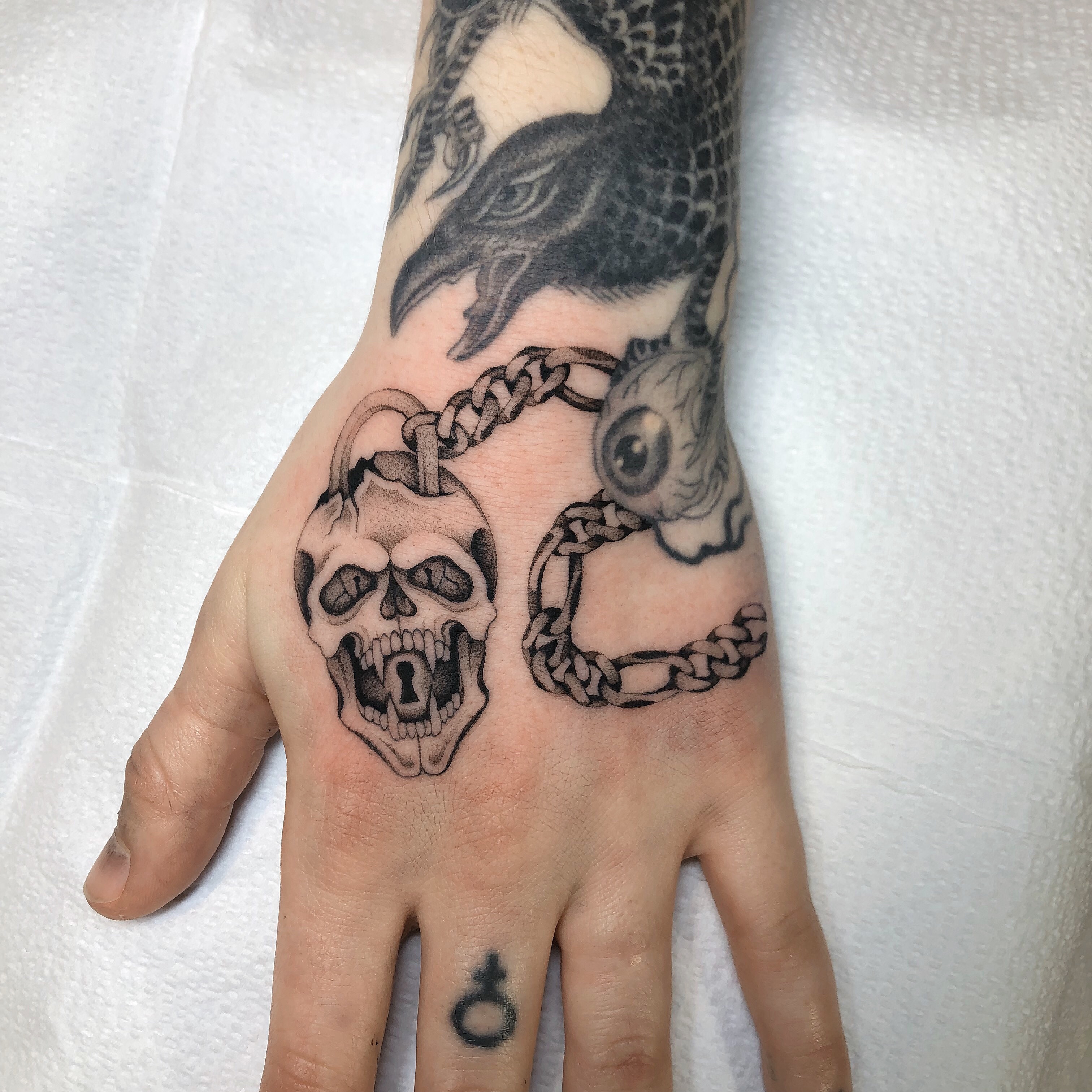Tattoo by @mickeyycarlisle — black_and_grey, realism
