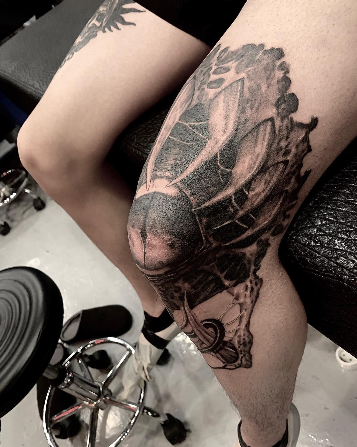 Tattoo by @99_blk — realism, black_and_grey