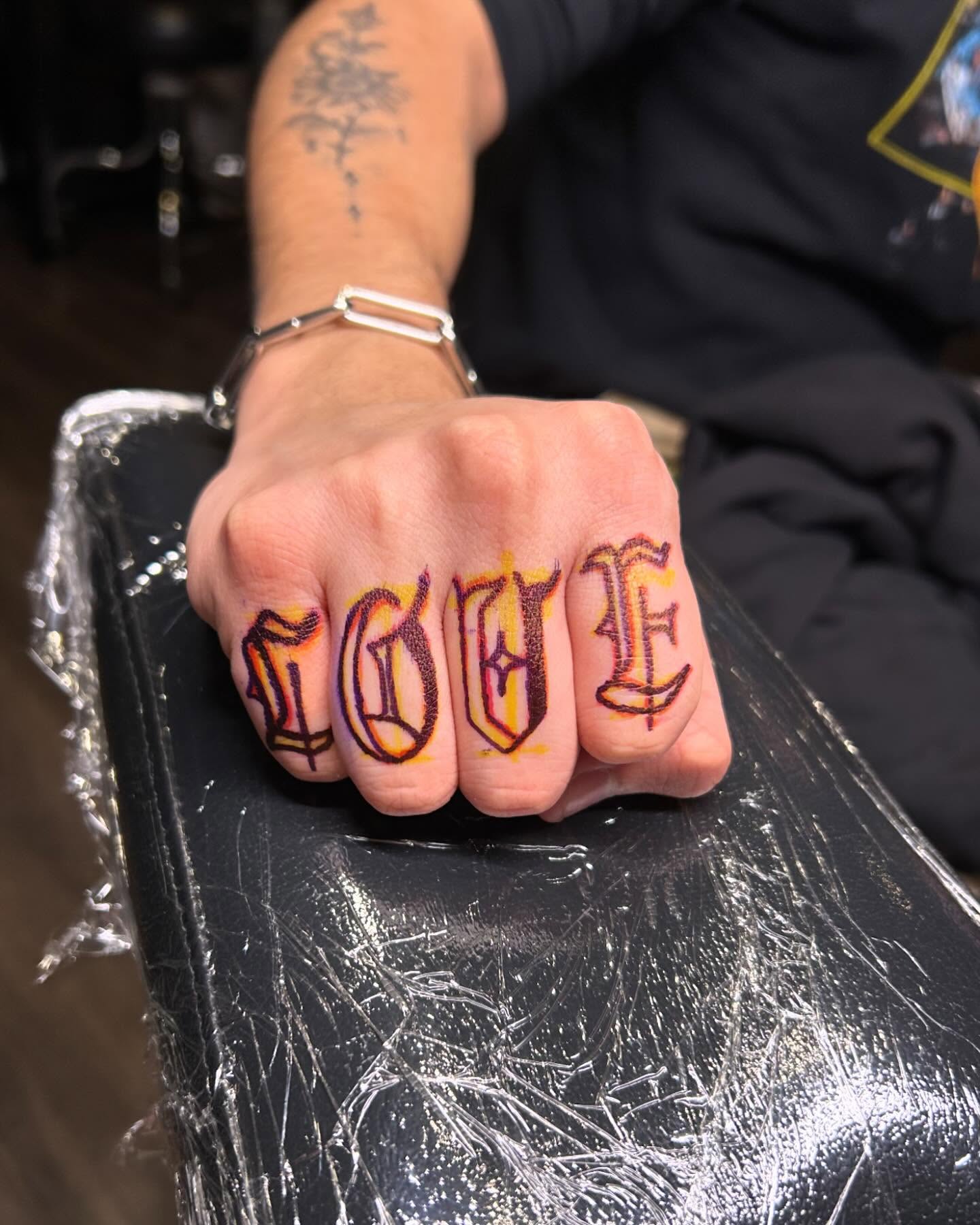 Tattoo by @rubyparkertattoos — lettering_script