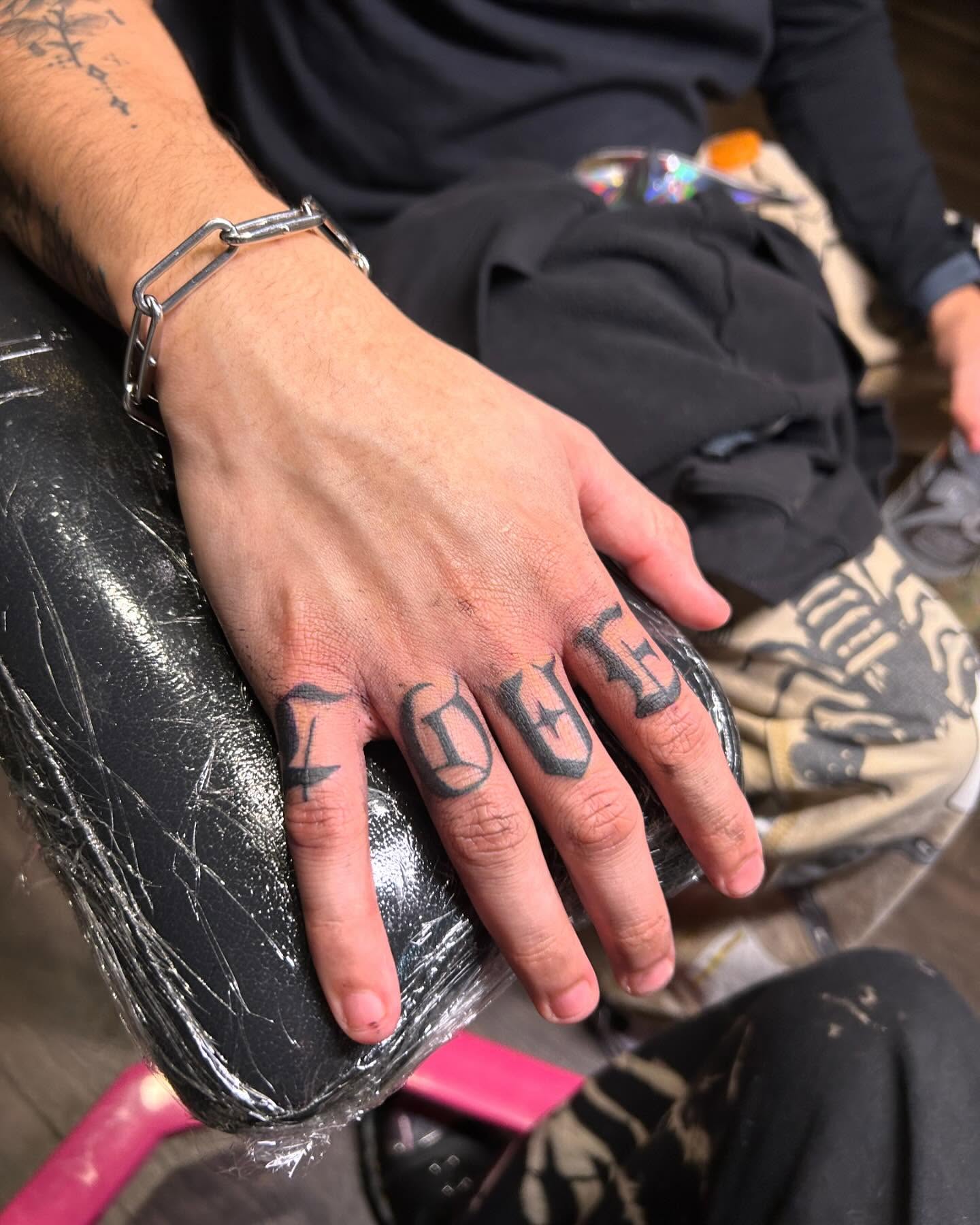 Tattoo by @rubyparkertattoos — lettering_script