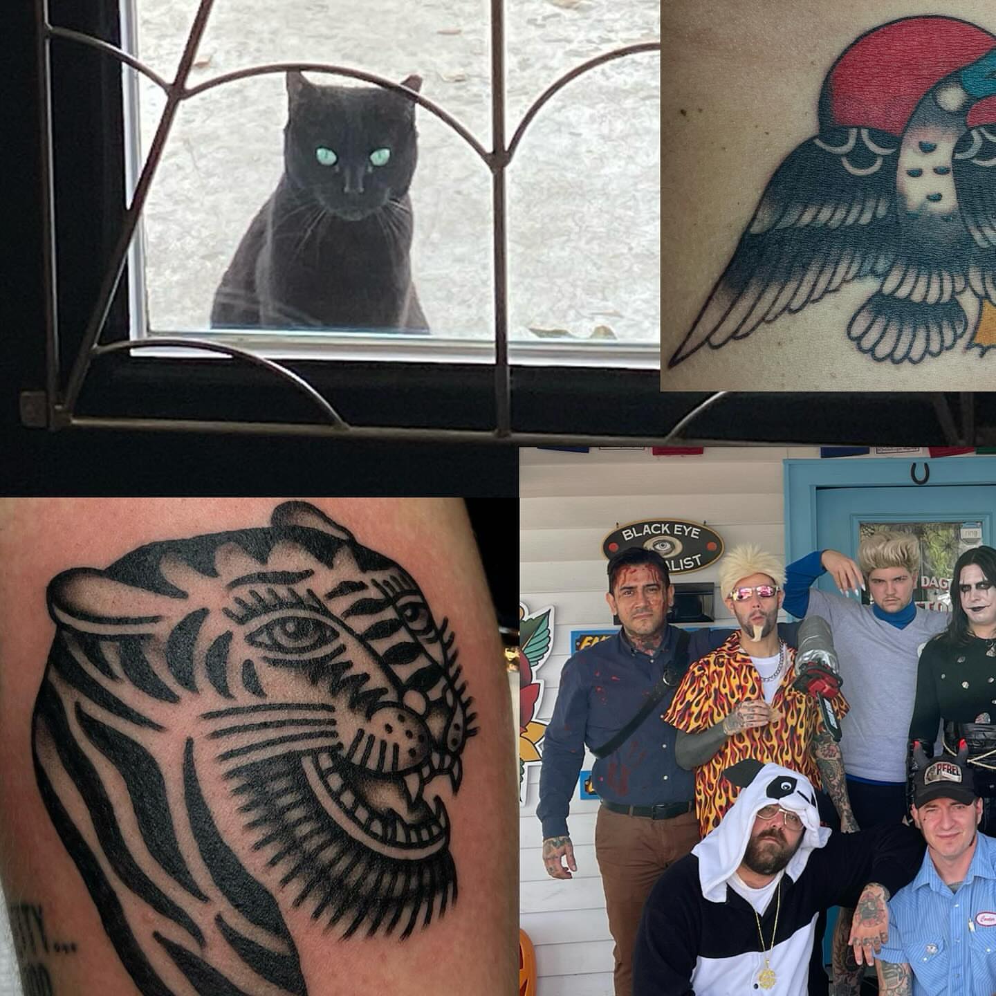 Tiger black and grey tattoo on the upper arm by 🍓miranda joon bradbury🍓