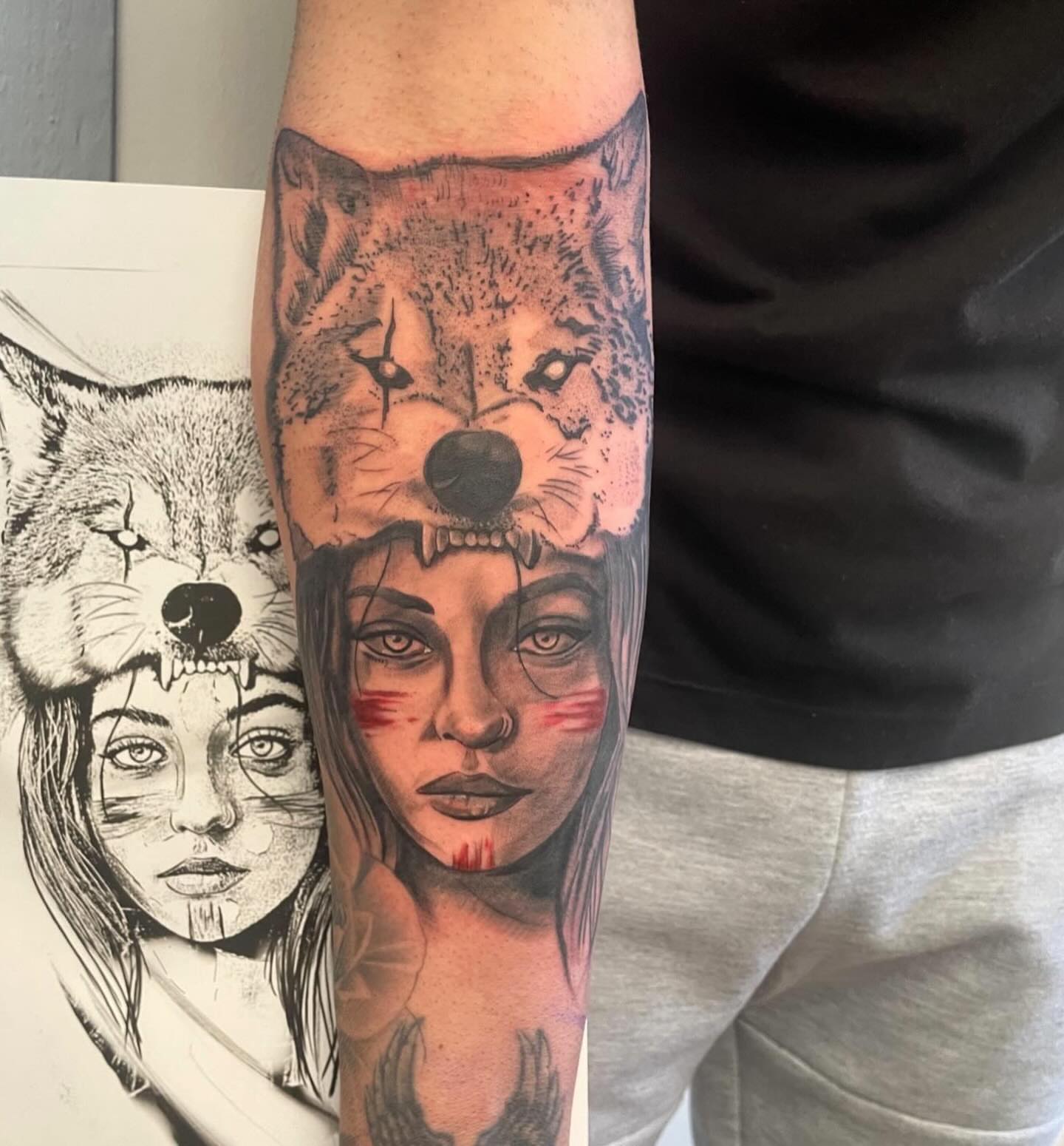 Tattoo by @inkedbysam — realism, dotwork