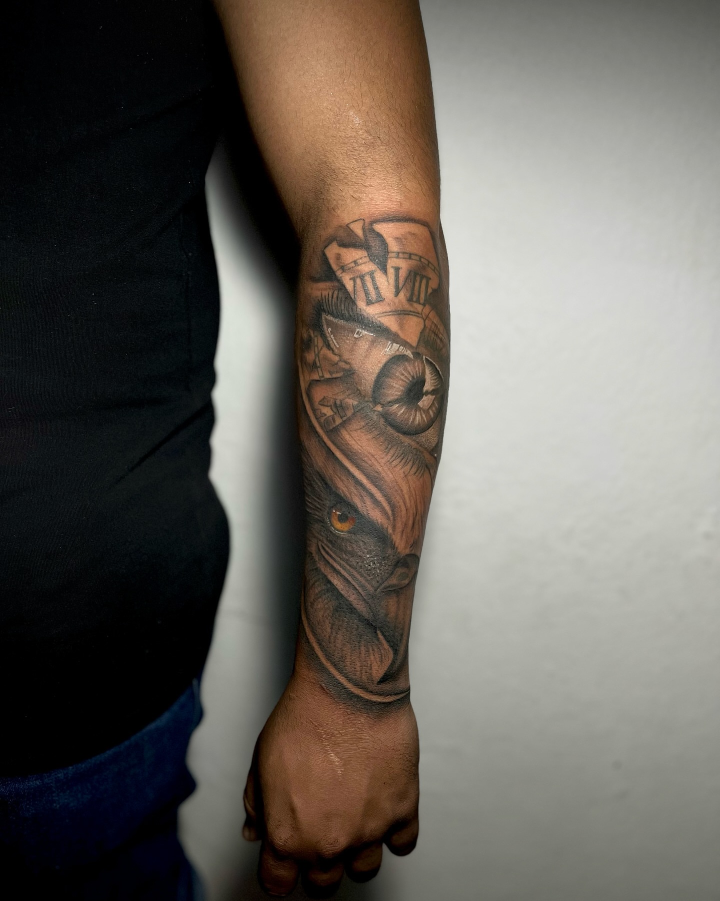 Tattoo by @sdtatoo — black_and_grey, realism