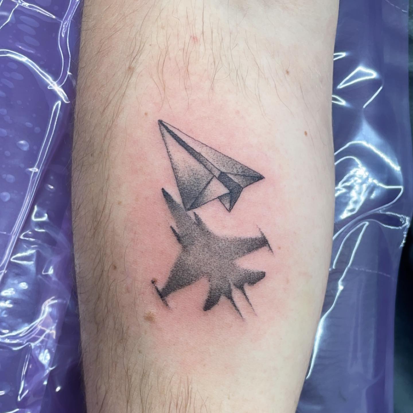 Tattoo by @crawfordtats — dotwork