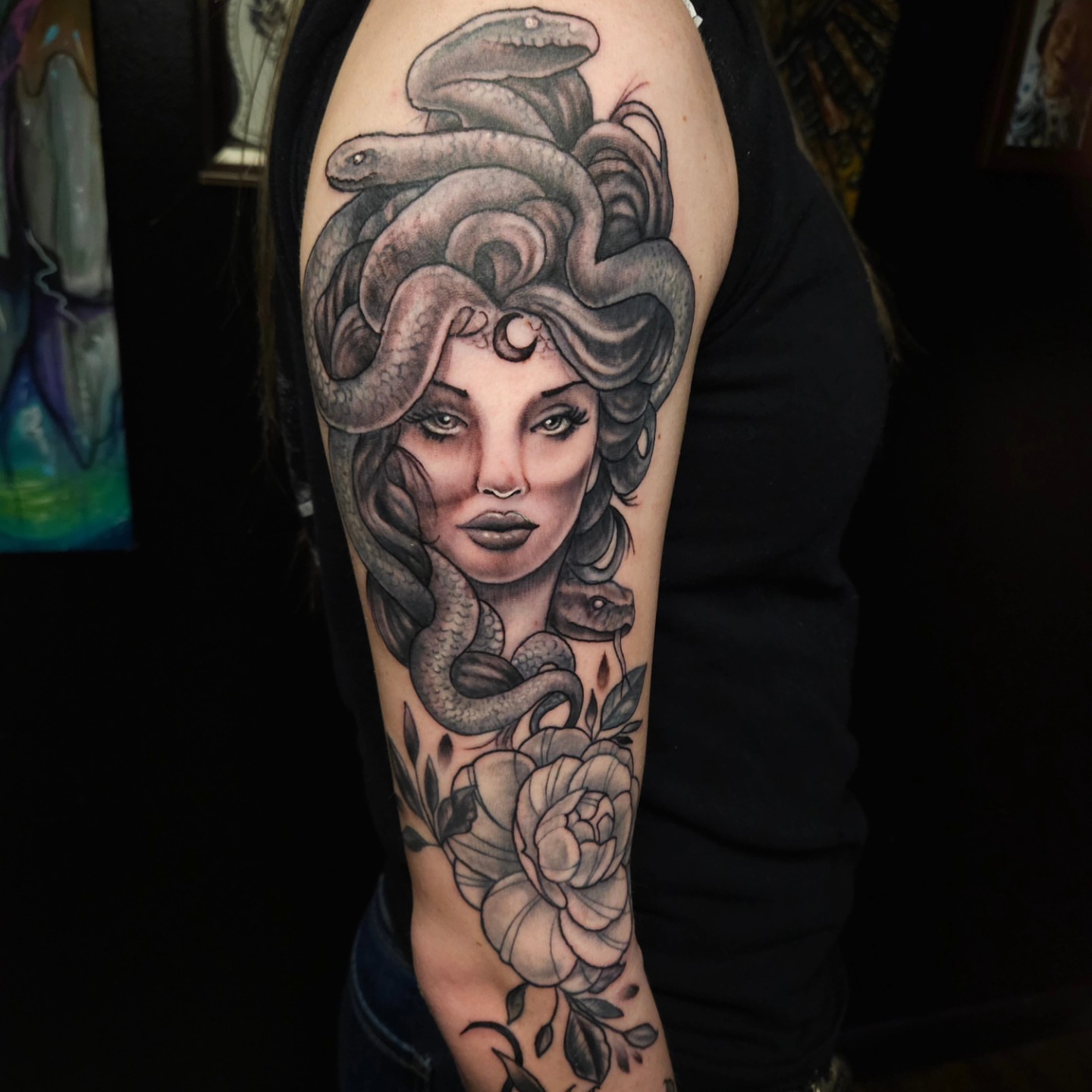 Tattoo by @mitchprestontattoos — realism, black_and_grey