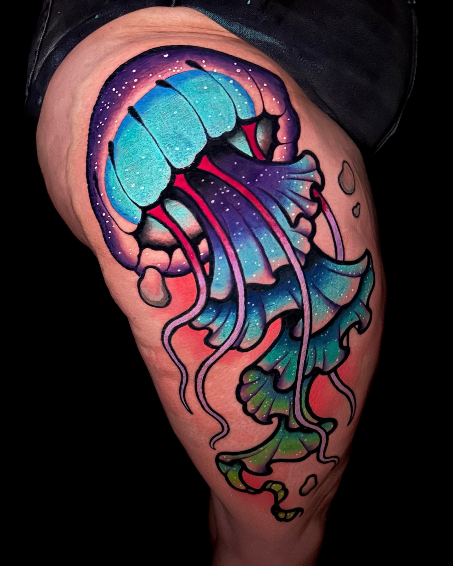 Tattoo by @copperbunnyink — new_school, dotwork