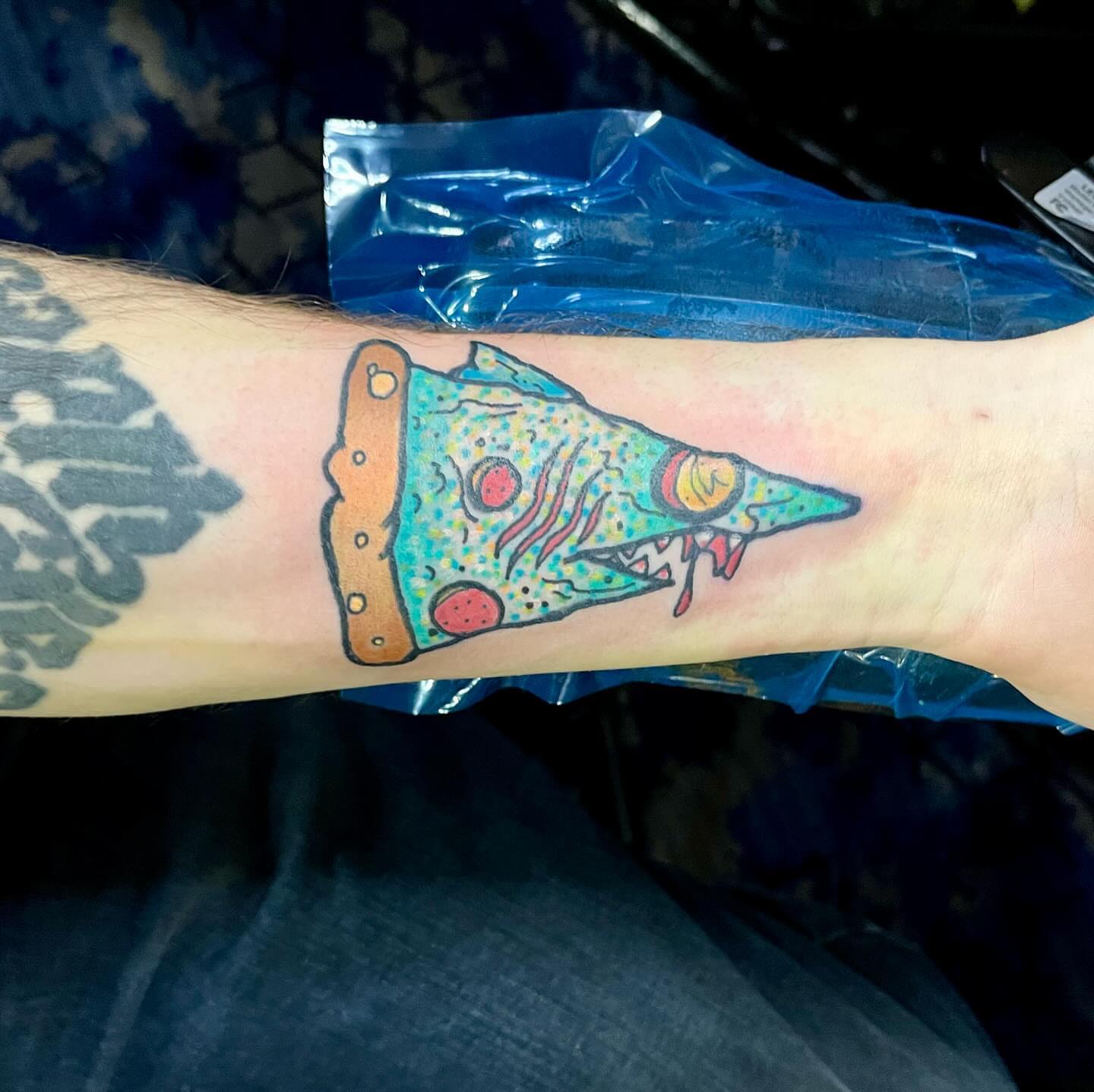 Tattoo by @shadowofjeff — dotwork