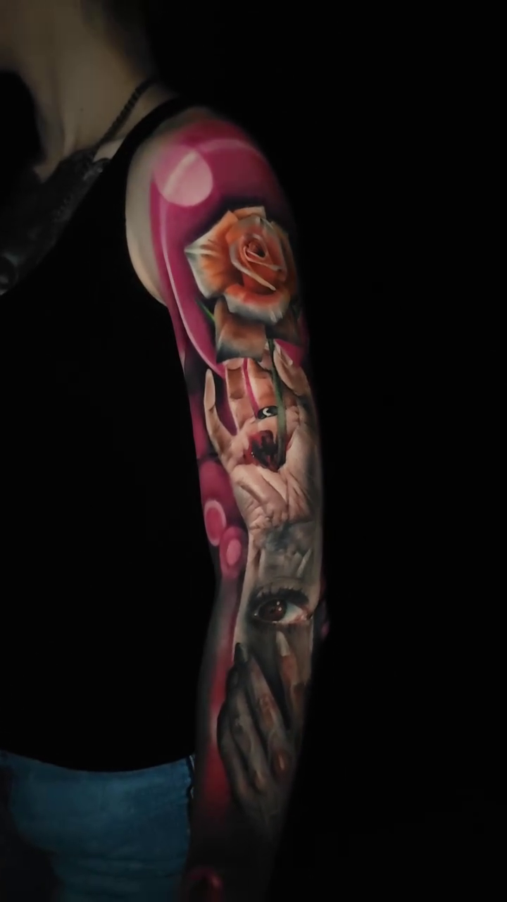 Surrealism tattoo on the forearm by Joseph J Tattooart Denver, Lakewood, Colorado