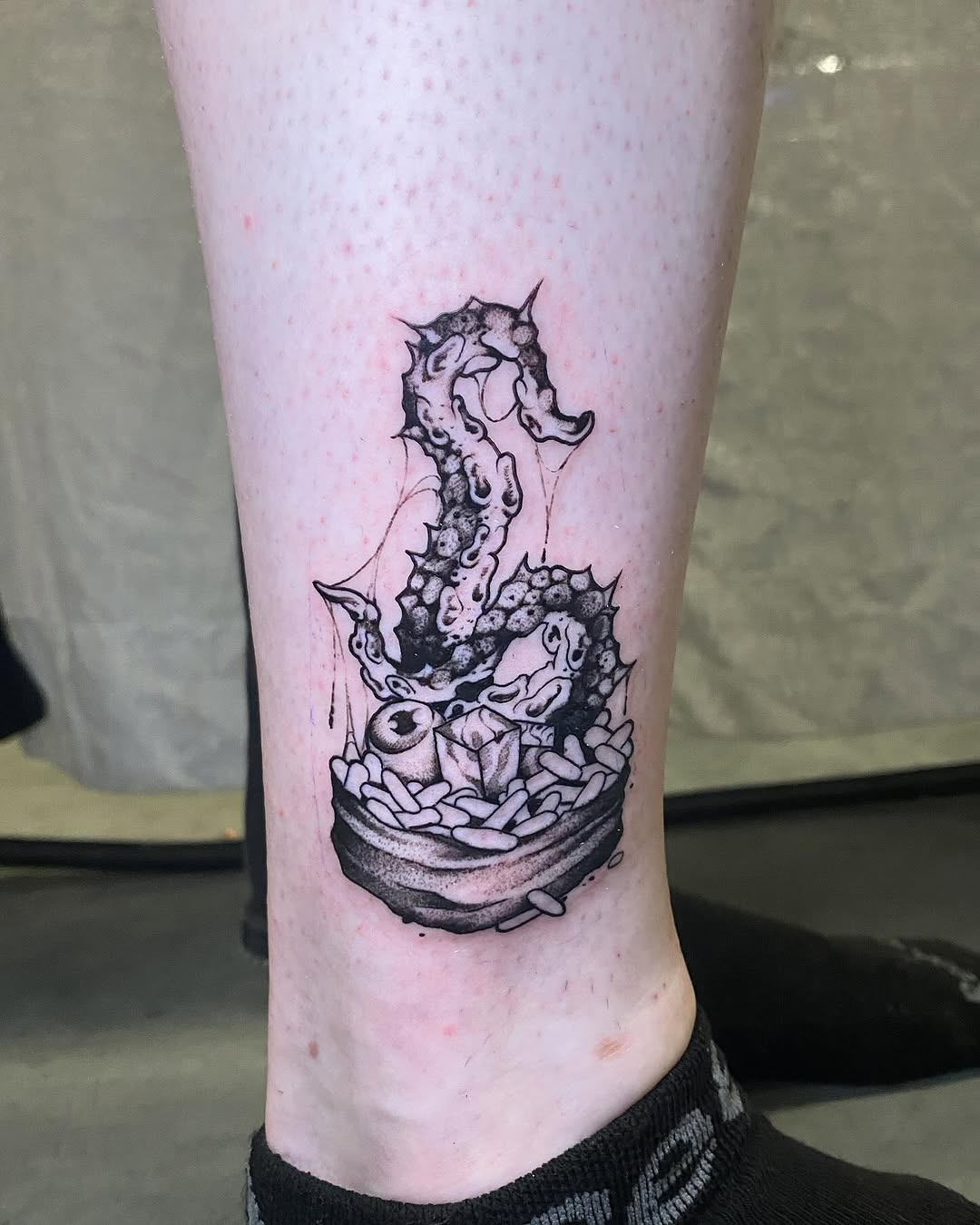 Tattoo by @tattoosbycameronj — black_and_grey, illustrative